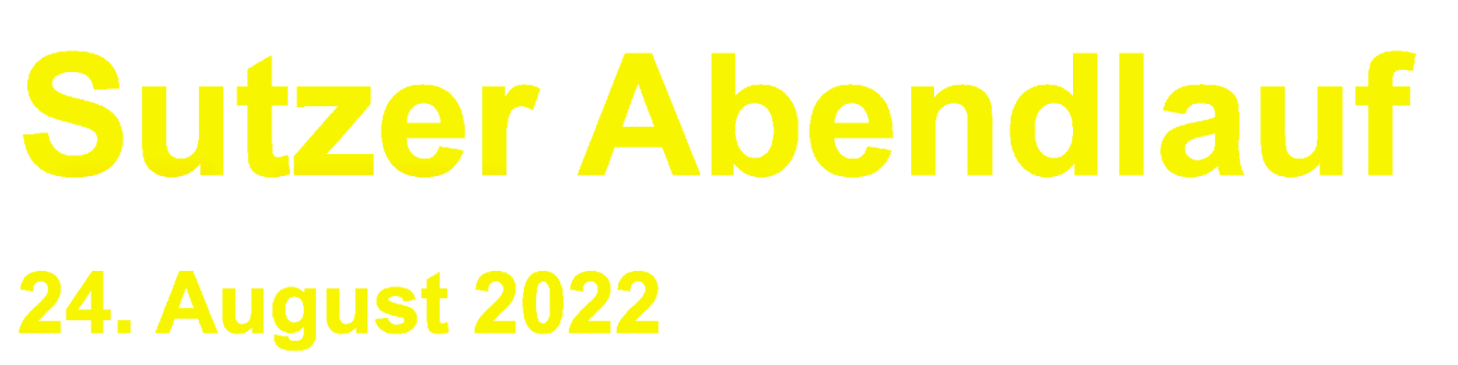 Sutzer Abendlauf